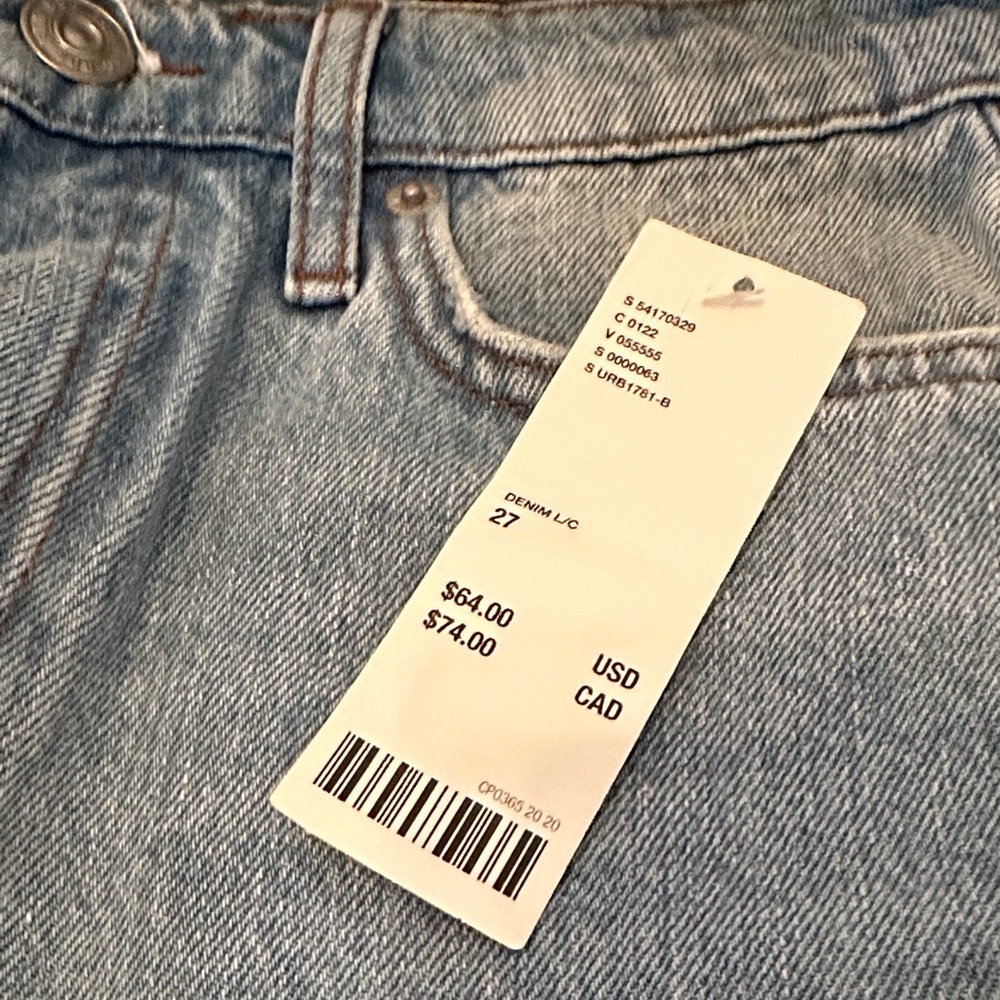 BDG Light Blue Distressed Women's Jeans - Picture 6 of 6